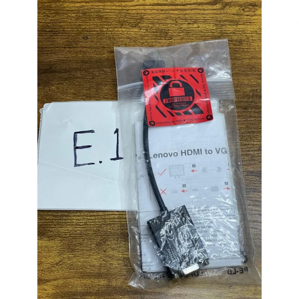 HDMI to VGA Lenovo Monitor Adapter‎ - Black